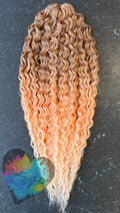 Ariel 300 Gram 55 cm : Brun/Fersken Ombre