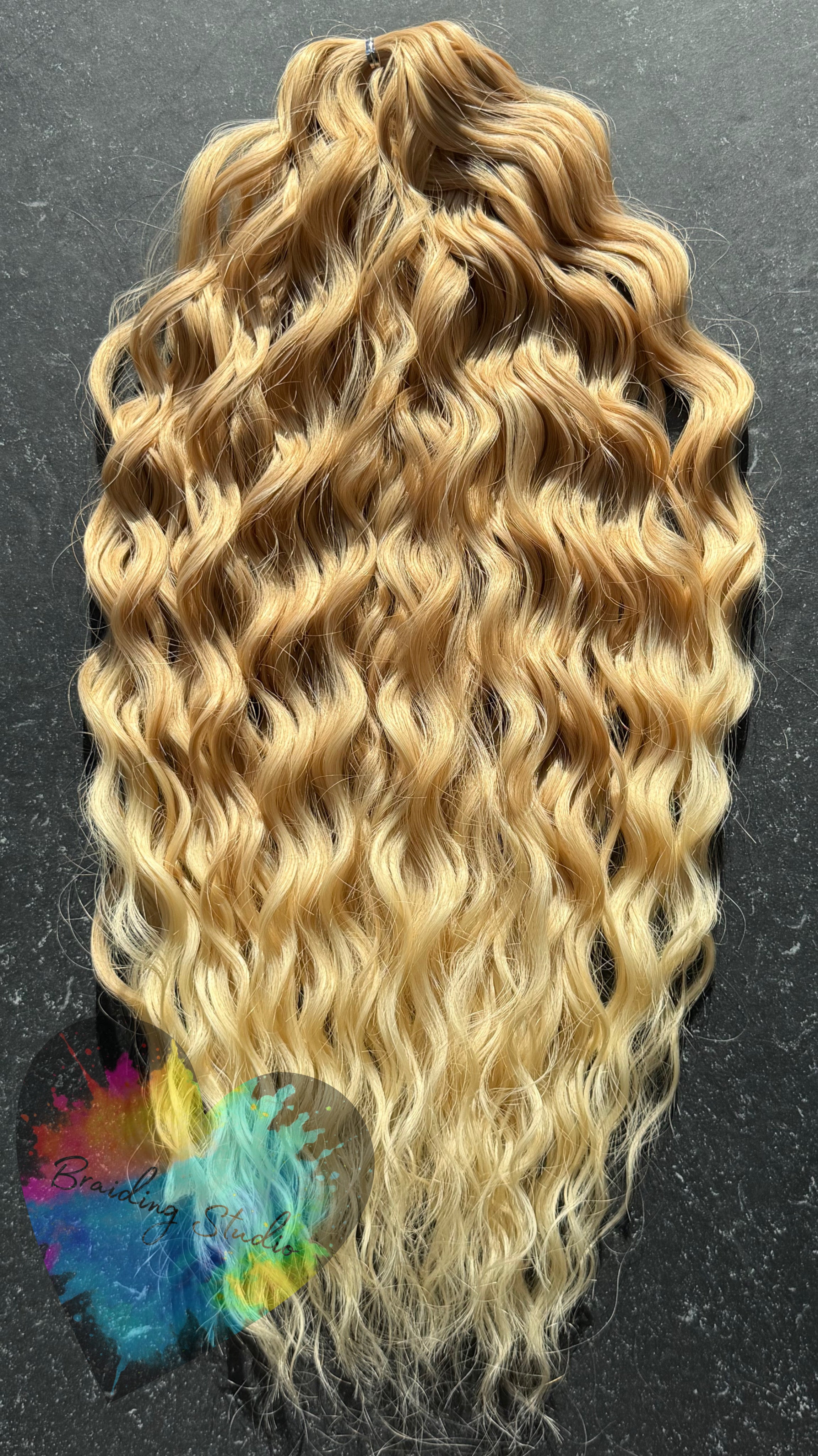 Kate 300 Gram 60 cm - Gyldenblond - Ombre