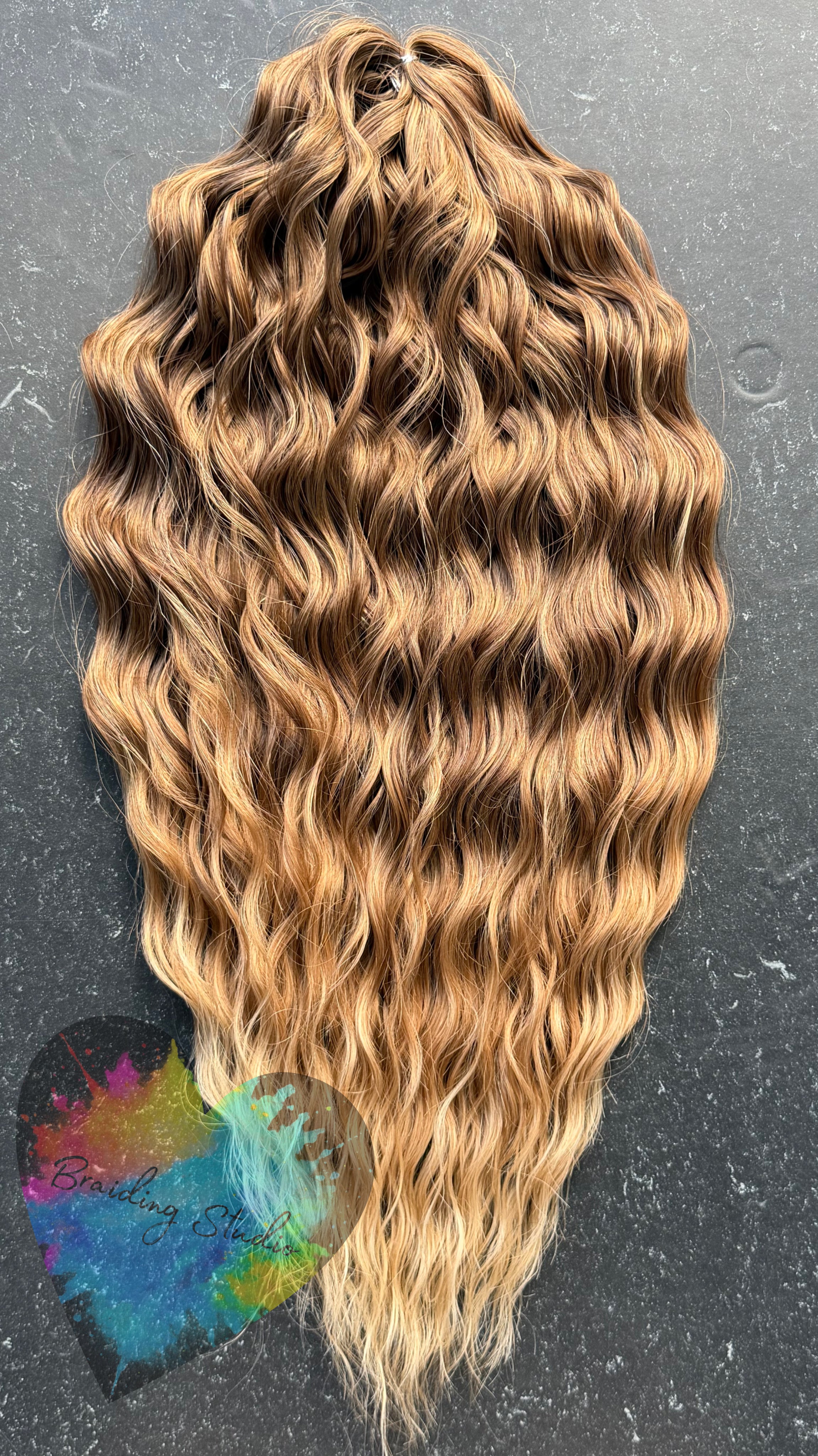 Kate 300 Gram 60 cm - Brun Ombre