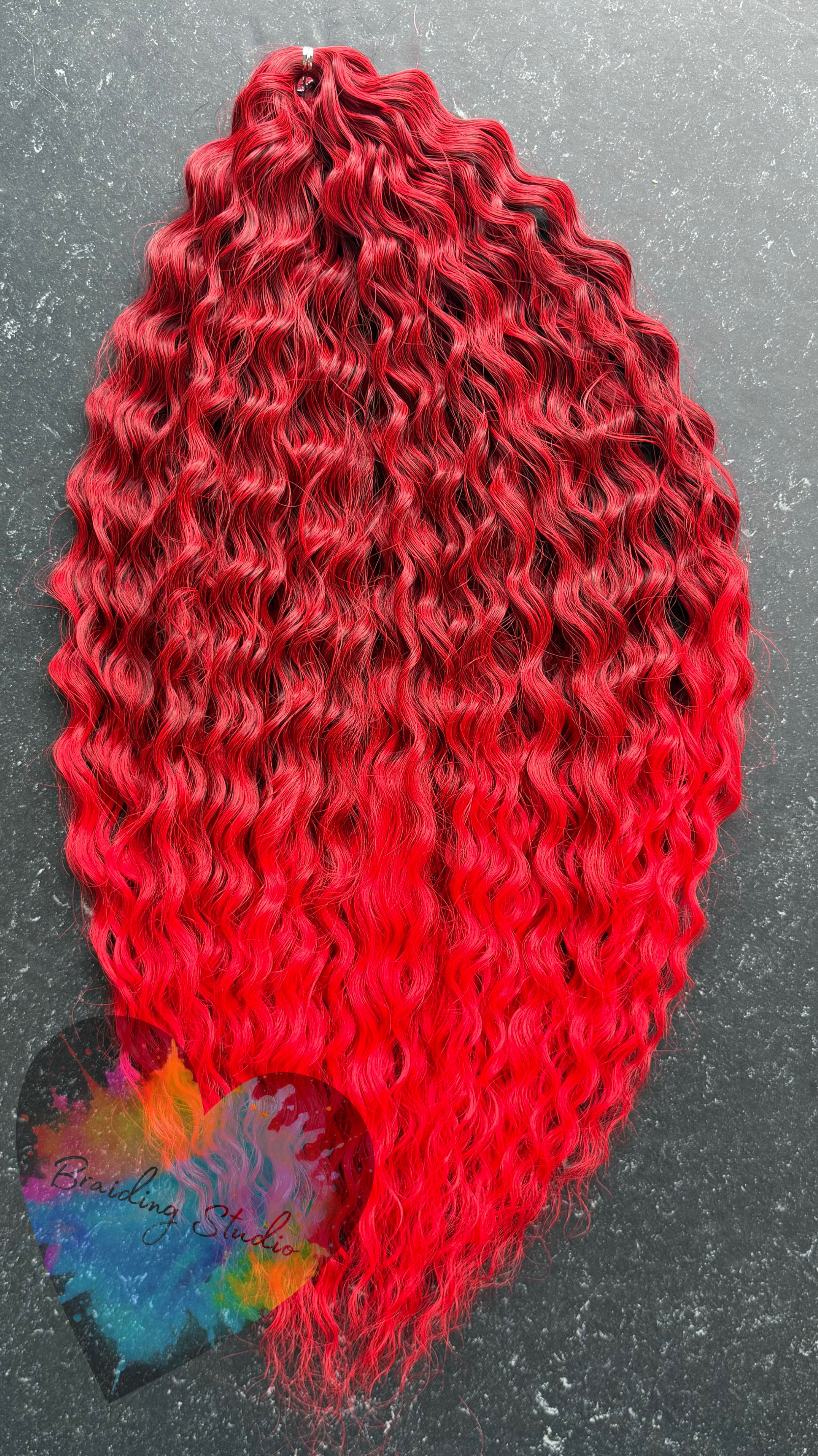 Ariel 300 Gram 55 cm : Rød - Ombre