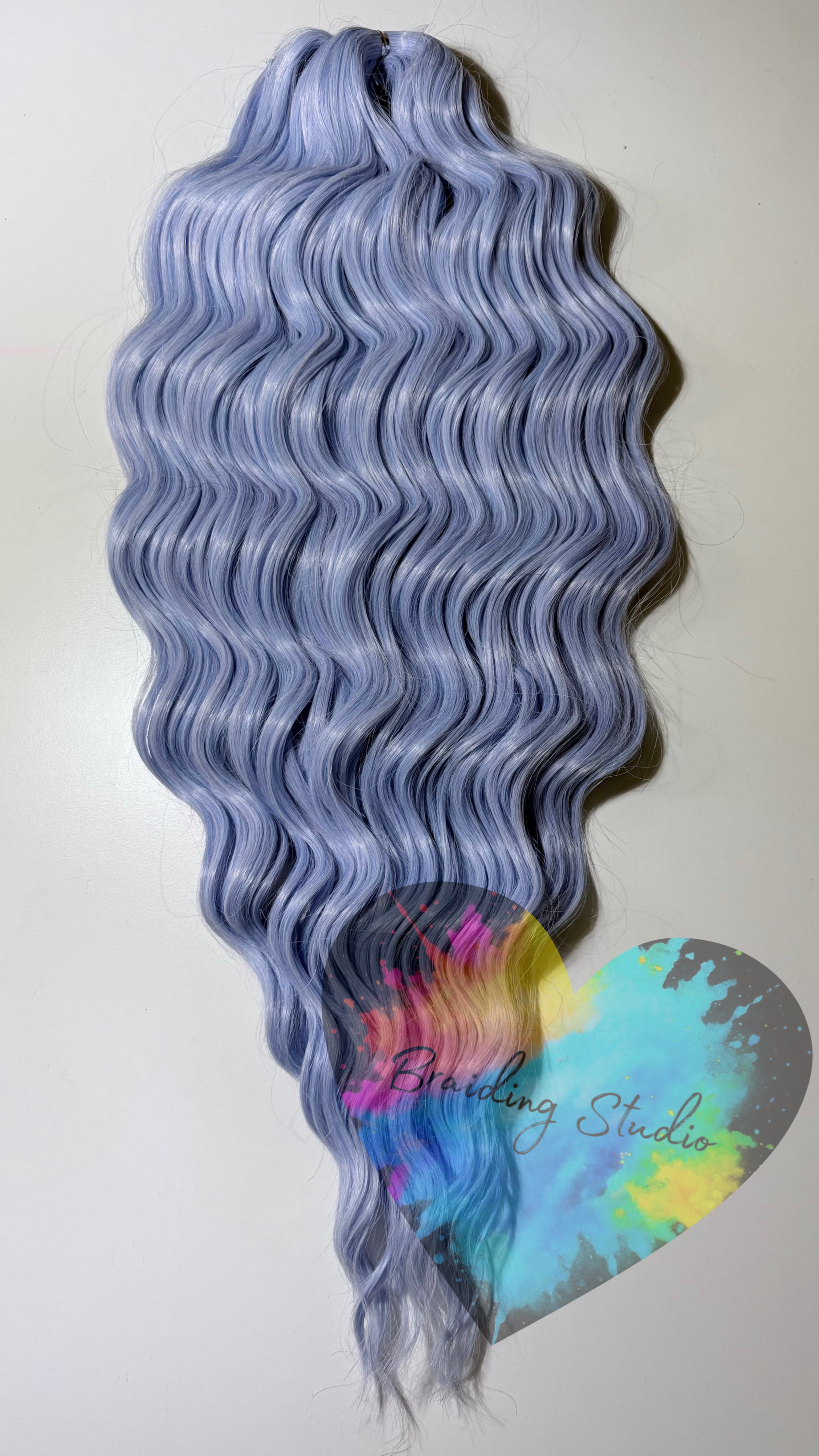 Anna 300 Gram 60 cm : Pastel Grå,blå,lilla