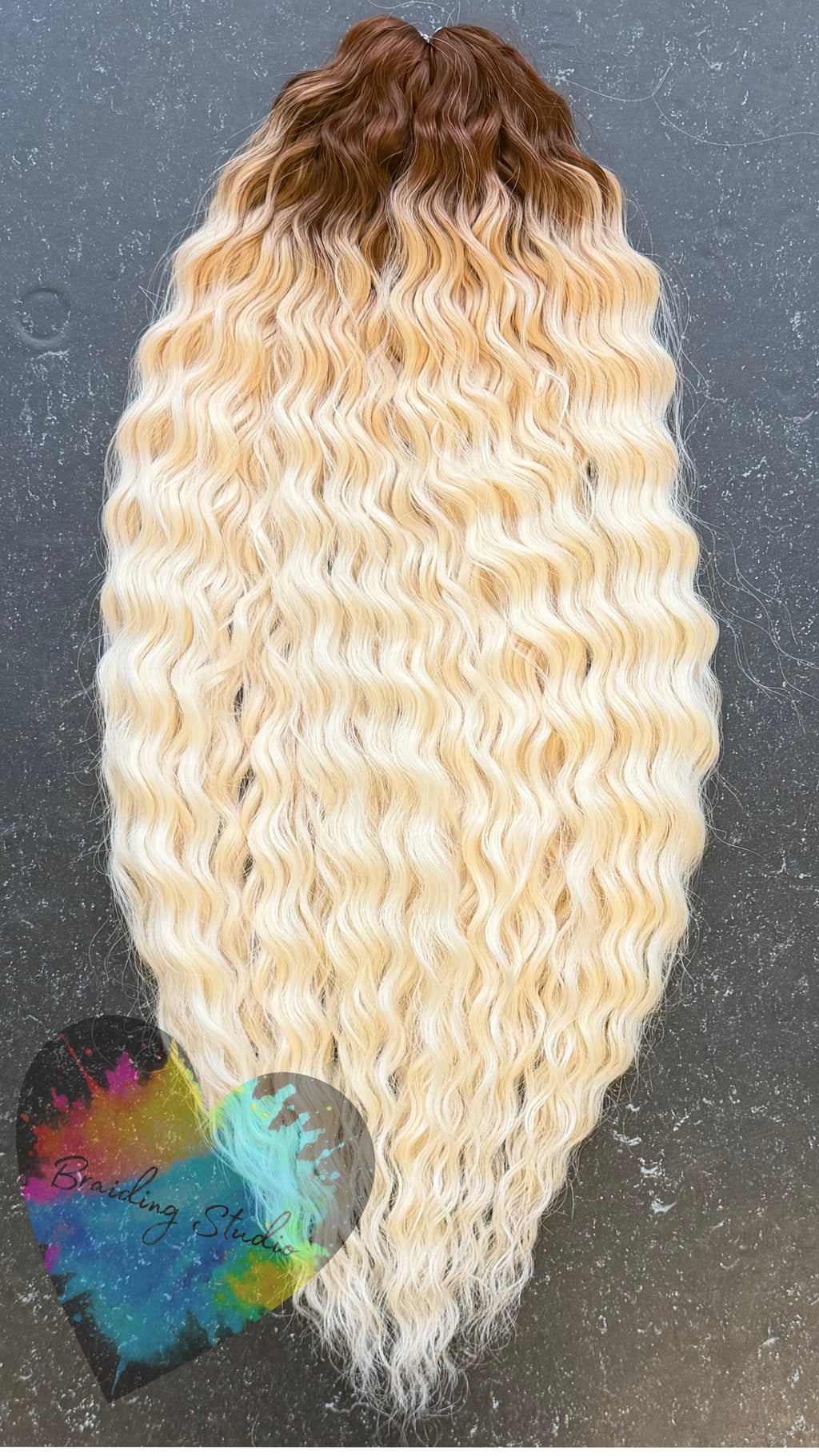 Ariel 300 Gram 55 cm : Lys blond m. mørk bund