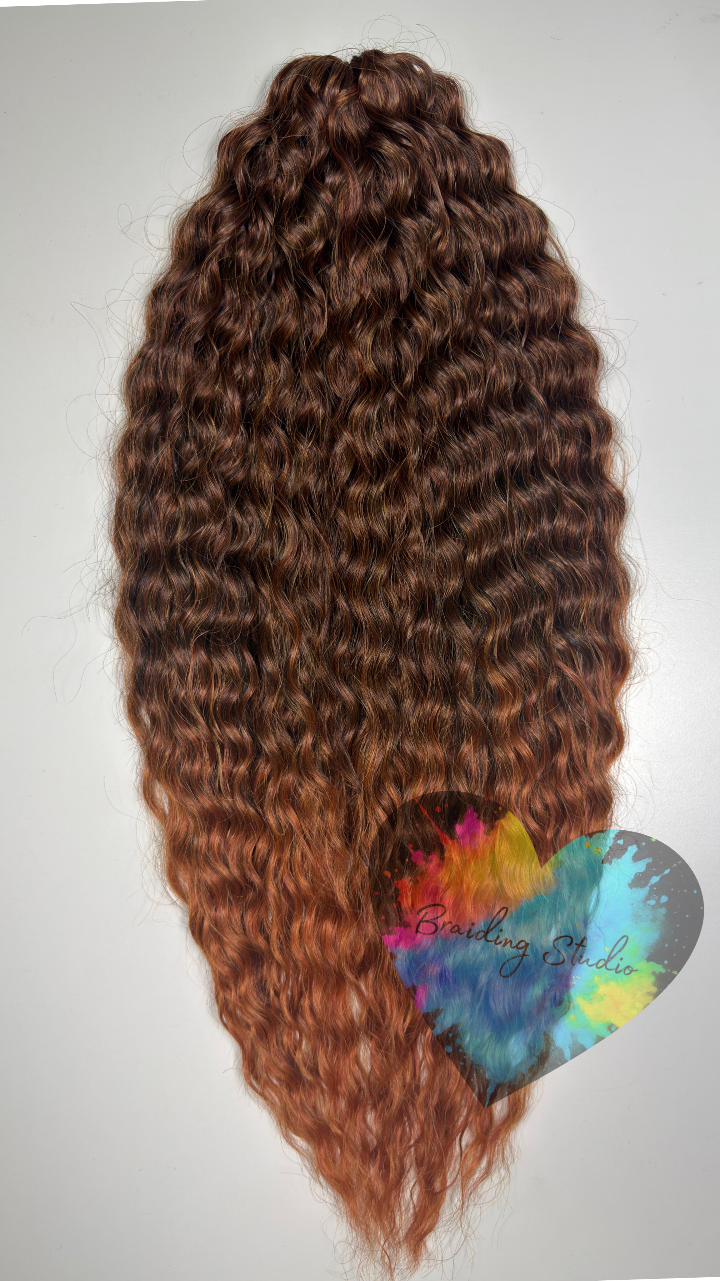 Ariel 300 Gram 55 cm : Kastanjebrun - Ombre