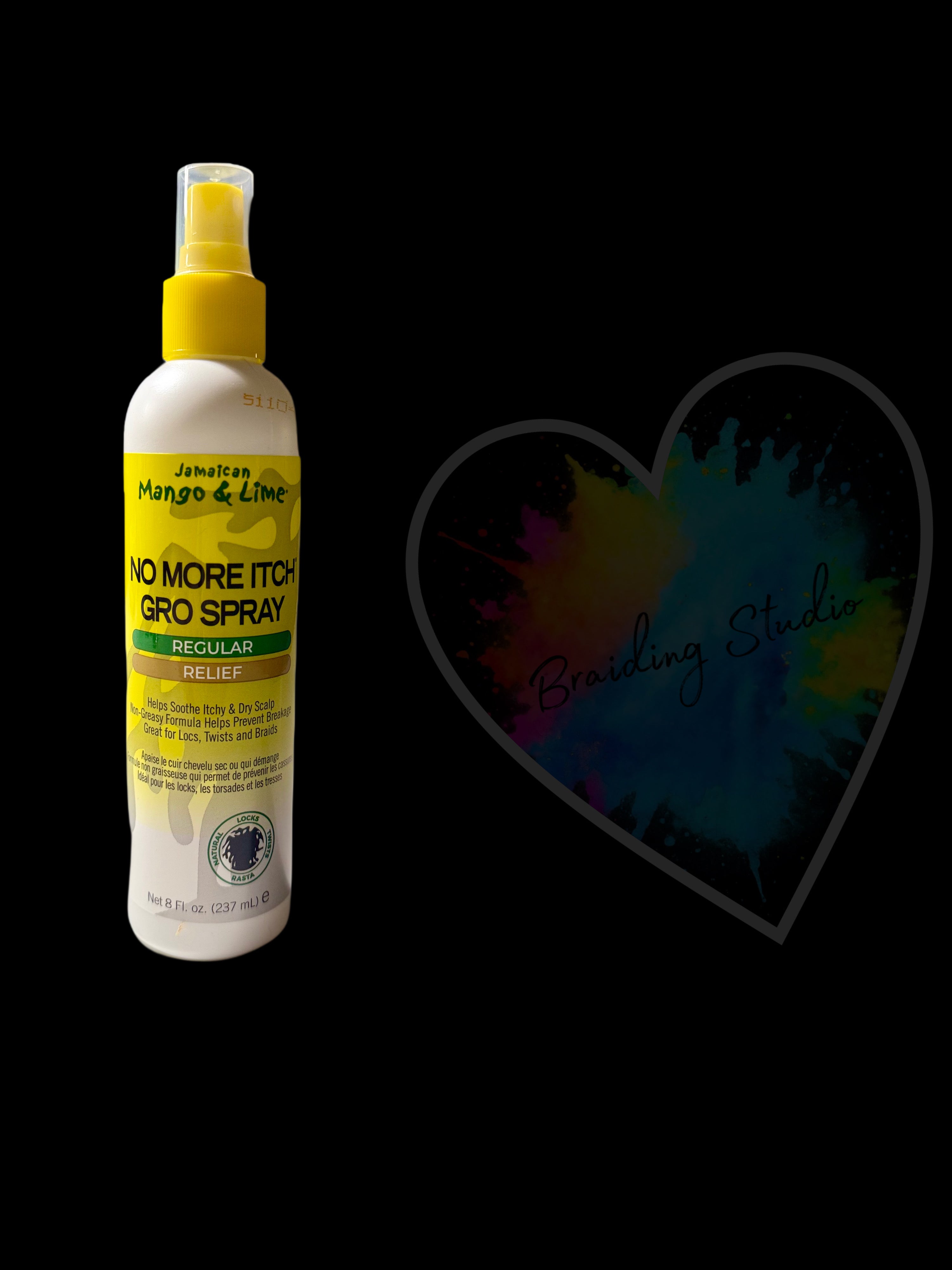 Jamaican Mango & Lime Maximum Relief No More Itch Gro Spray 237ml
